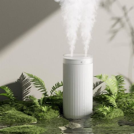 Humidificador, Mini Humidificador Portátil De 4000mAh, Humidificador De Aire para Bebés, Puertos De Atomizador Dobles, Apagado Automático, Humidificador De Aire Silencioso, Adecuado para Automóvil, Ho (1/4)
