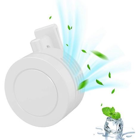 Mini ventilateur portable, léger, à pince, rechargeable par USB, idéal pour le bureau, la maison et les voyages en été. (1/4)