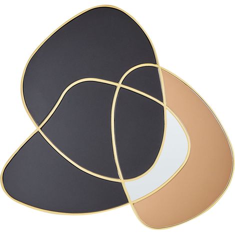 Wall Mirror TAILLY 99 cm 89 cm Black