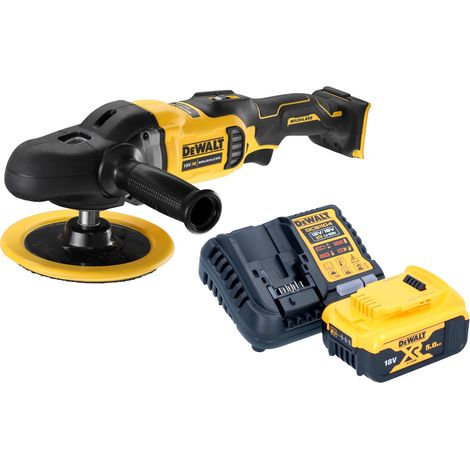 DeWalt DCM 849 P1 Polisseuse excentrique sans fil 18 V 180 mm Brushless + 1x batterie 5,0 Ah + chargeur (1/4)
