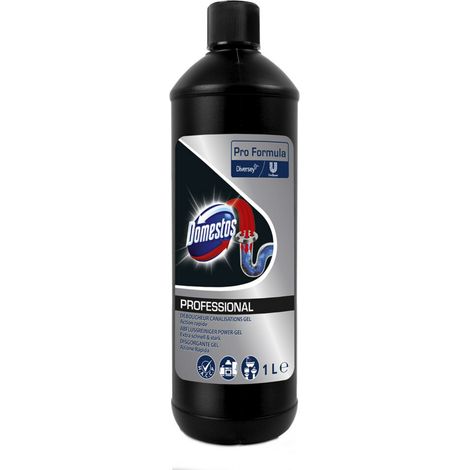 Domestos Professional Abflussreiniger Power-Gel 6x1L 6 Stk (1/3)