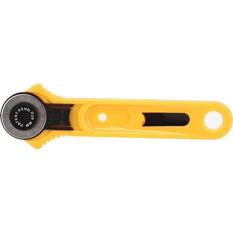 Cutter rotatif pour tissus d'habillement, cutter à rouleau, outil de découpe pour loisirs créatifs, 28 mm (1/2)