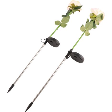 Lampe rose à tête unique, simulation de pelouse extérieure, décoration de jardin, lampes de paysage pour jardin. (1/5)