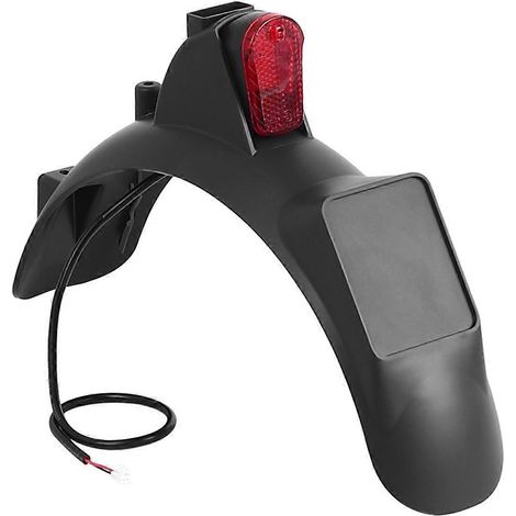 Ensemble arrière pour trottinette électrique 4 Lite 2e age vec feu arrière intégré et support de plaque d'immatriculation (1/5)