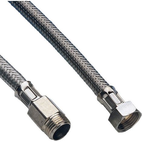 Flessibile acqua prolungato mf 1/2 x 1/2 x 30cm rivestimento in acciaio inox per rubinetto