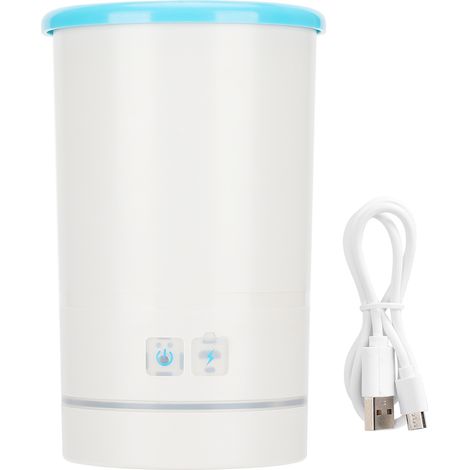 Automatischer Pfotenreiniger für Haustiere mit Silikonbürste, USB-aufladbar