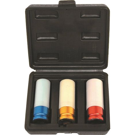 Douilles gainées 1/2" pour jantes alu (3 pcs) - OM 7003BL - CLAS Equipements