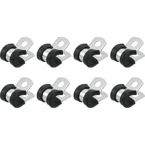 8Pcs 5/16" (8mm) Collier Pour Câble 304 Acier Inoxydable (1/5)