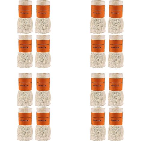 Lot de 16 mèches pour poêle à pétrole (usage intérieur), mèches de rechange pour chauffage au pétrole (1/5)