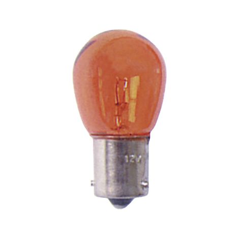 10 Ampoules BAu15S - Orange - 12V 21W - plots decales - Clignotants (1/3)