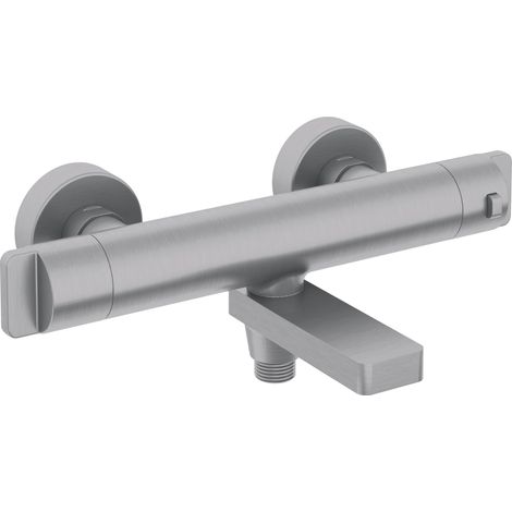 Deante Robinet de baignoire thermostatique - Chromé - Design élégant - Confort optimal et sécurité (1/2)