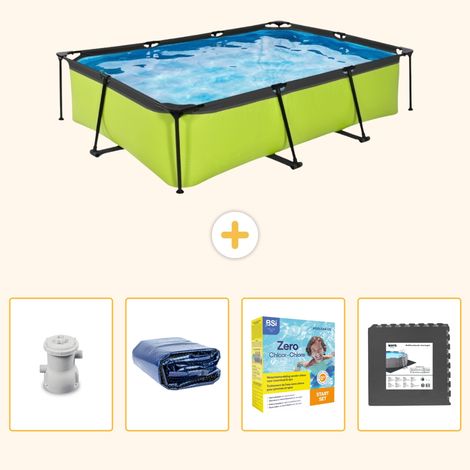 Exit-toys Piscine Exit Rectangulaire - 300x200x65 cm - 5-pièces  SCB68 (1/5)