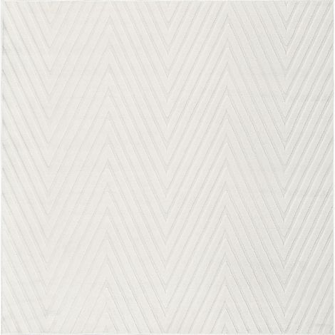 Teppich TWYNAM Cremeweiß 160 x 160 cm (1/5)