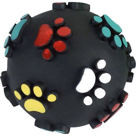 Vinylabdruckball mit Quietschereffekt 7 cm