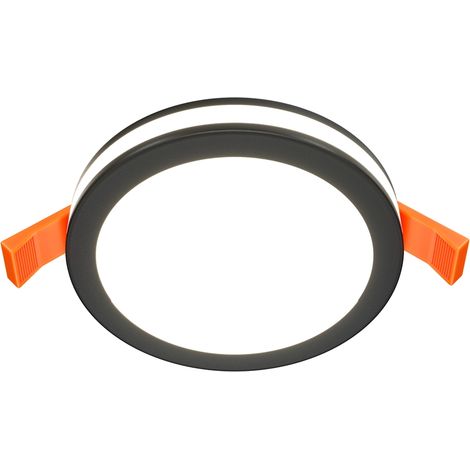 Spot encastré plafond Maytoni Phanton LED 12W noir (1/5)