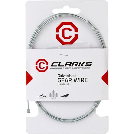 Cavo cambio Clarks, zincato, per bici da strada/MTB (1/2)