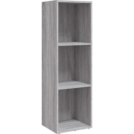 Maison Exclusive - Estantería/mueble de TV contrachapada gris Son (1/5)