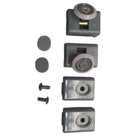 Ricambio coppia gruppo ruota BJ 01 R grigio Novellini R07BJR01-68