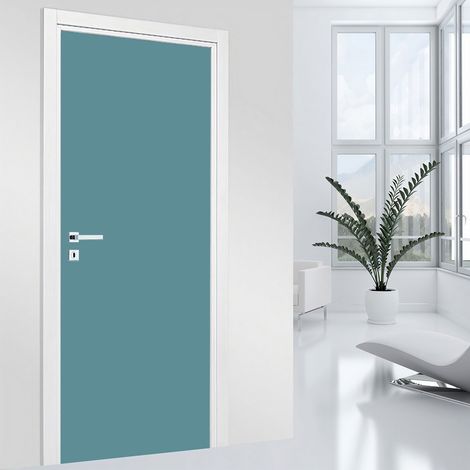 Stickers pour porte - Couleur tendance - 93 x 205 cm - Adhésif MAT (1/2)