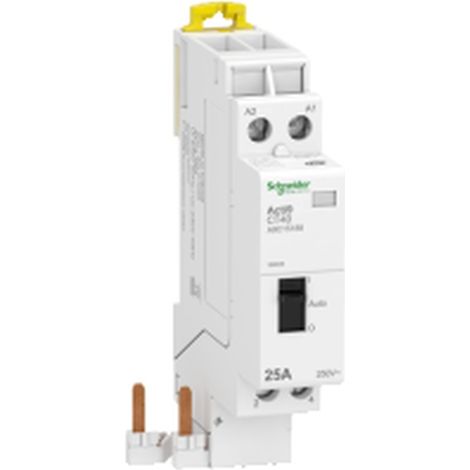 ACTI9 2P 25A Stecker, manuelle Steuerung, 230 V AC, IP20, DIN-Schienenmontage