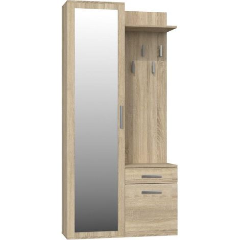 Top-e-shop Armario Duo Eingangsbereichmöbel Sonoma Eiche (1/3)