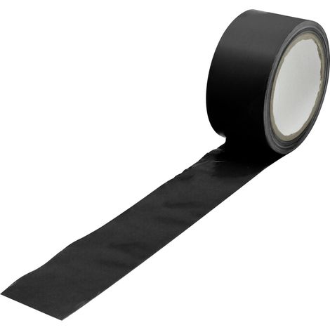 Ruban de Signalisation Noir RS PRO, 50mm x 33mm x 0.15mm ( Prix pour 1 )