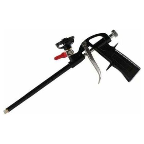 Pistolet à mousse polyuréthane professionnel – Alliage aluminium et acier inoxydable – Gâchette à ressort – Pour calfeutrage précis (1/5)