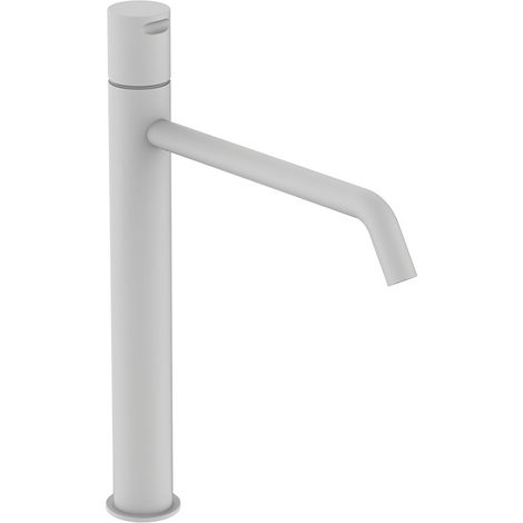Mitigeur Lavabo XXL bec de 125mm  Finition robinet: Blanc mat
