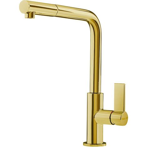 Foster Omega Plus. Tipo di beccuccio: Standard, Colore del prodotto: Oro, Materiale del rubinetto: Ottone. Altezza sopra la superficie di fissaggio (max): 29,1 cm, Distanza diffusore dell... - 8498859 (1/2)