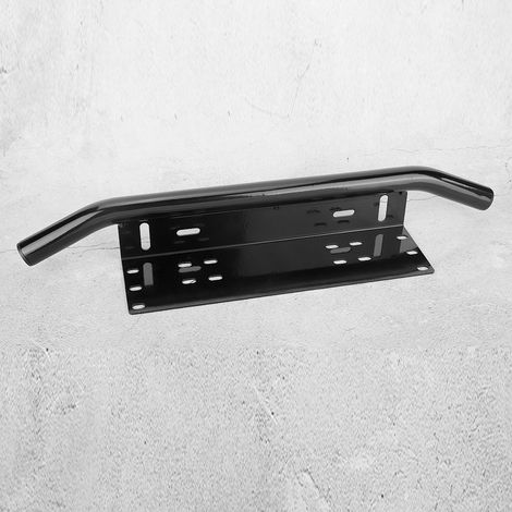 Support de plaque d'immatriculation avant en aluminium avec support de fixation pour barre lumineuse LED pour voiture, SUV et camion (1/5)