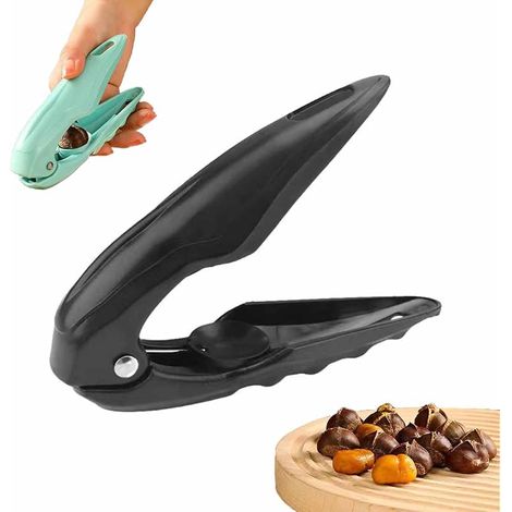 Châtaigne Clip, Clip Noix, Pince à Châtaigne, Noyer Pince, Noisettes Clips, Ouvre Chataigne Multifonctionnelle, Noix Pinces Outil Accueil, Outil de Cuisine pour Châtaignes (1/5)