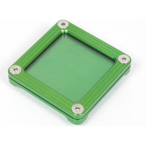 Alu-Versicherungsvignettenhalter quadratisch grün mad für (1/2)