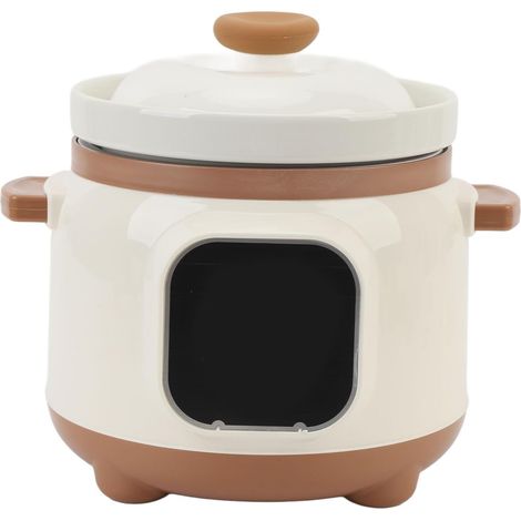 Pot De Cuisson Électrique De 1,8 L En Céramique, Casserole Électrique, Cuiseuse À Ragoût Complète Avec Réservation 24H, 235W (Prise UE) (1/5)
