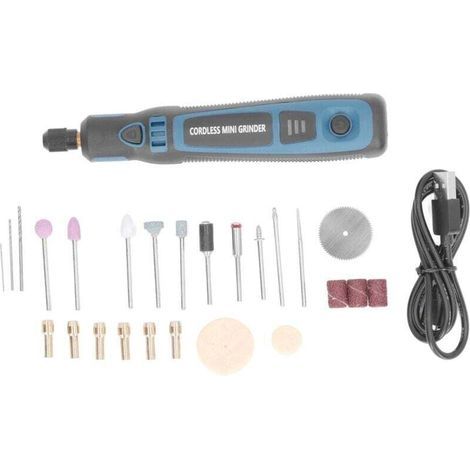 Mini-Akku-Rotationswerkzeug, elektrischer Schleifstift zum Schleifen, Bohren, Polieren, Gravieren, DIY-Projekte (1/4)