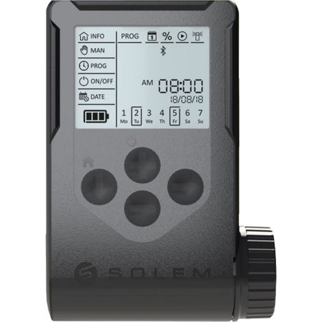 Batteriebetriebener bluetooth-bewässerungstimer mit 4 stationen - Solem - WOOBEE-4