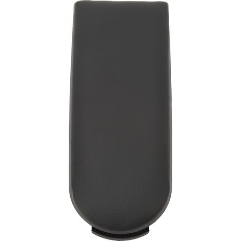 Couvercle d'accoudoir de Console centrale 31x12cm, couvercle de boîte de bras en cuir PU noir, résistant à l'usure, résistant à la décoloration (1/5)
