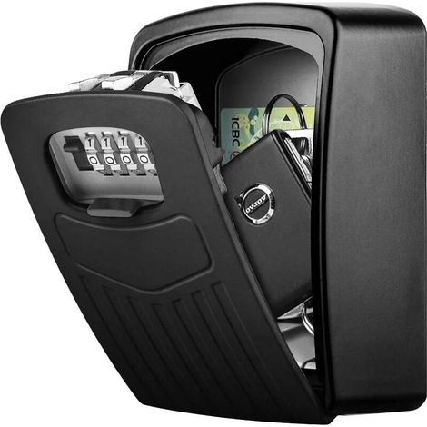 Armadietto portachiavi monoblocco, armadietto portachiavi di alta gamma, armadietto portachiavi con codice a 4 cifre, cassetta di sicurezza per chiavi AquaForge (1/5)