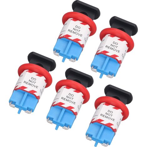 Lot de 5 goupilles de verrouillage miniatures pour disjoncteur électrique, à verrouillage interne, destinées à l'isolation des zones électriques industrielles. (1/5)