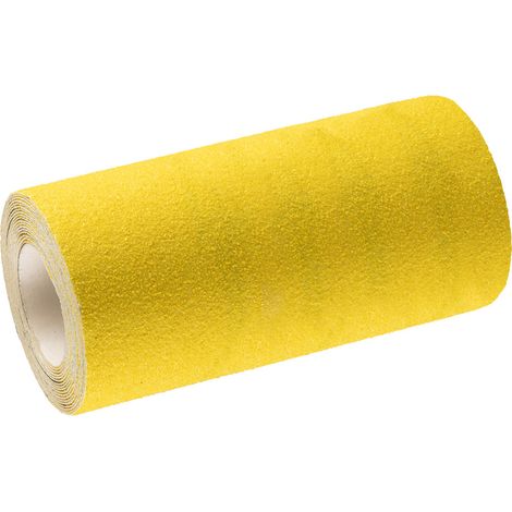 Rouleau de papier de verre jaune 2,5 m x 115 mm, P40 (1/5)