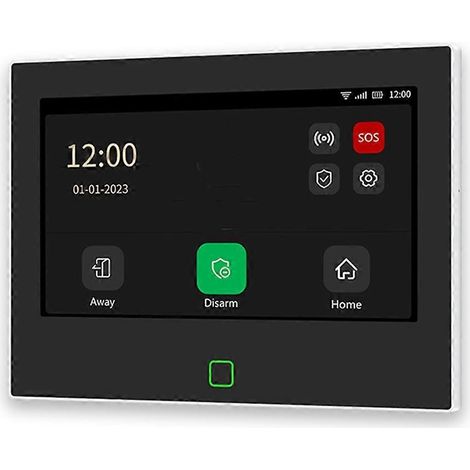 Système d'alarme intelligent Tuya pour maison connectée, panneau de commande sans fil WiFi 4G 7 pouces (1/5)
