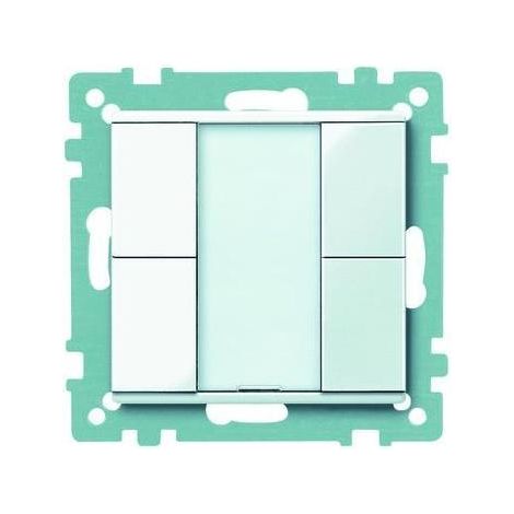 Merten M Minimalistischer weisser Wandschalter mit zwei Wegen (1/5)