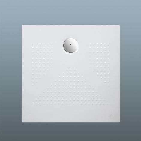 Quadratische Duschwanne 80x80 Slim-Keramik (1/3)
