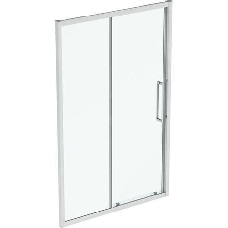 Ideal Standard i.Life - Porte de douche coulissante, deux battants, 1400 mm, silver bright / verre clair T4949EO (1/3)