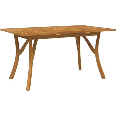 Maison Exclusive - Gartentisch 150x90x75 cm Massivholz Akazie (1/5)
