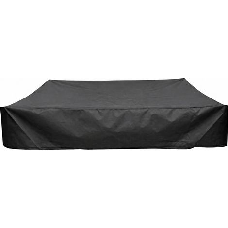 Bâche carrée pour bac à sable avec cordon de serrage, 120 x 120 x 20 cm, bâche de protection (1/5)