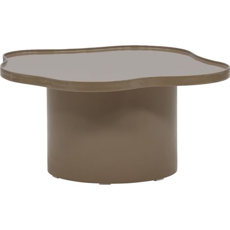 Table Basse Design "Ilse" 90cm Marron (1/5)