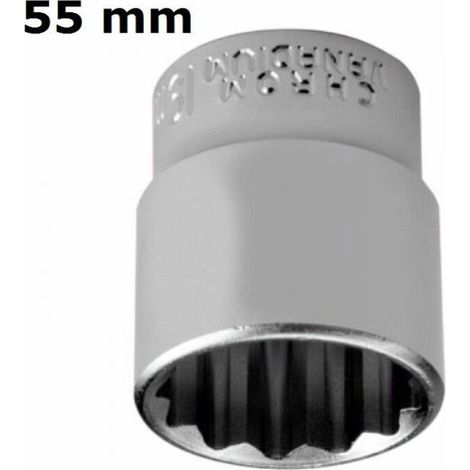 BUSSOLA BUSSOLE POLIGONALE BUSSOLOTTO CHIAVE IMPATTO 55 MM ATTACCO 1 POLLICE