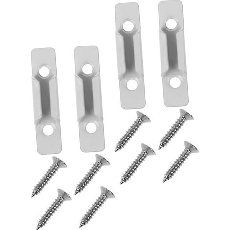 4 Pièces Verrous de Fenêtre Alliage de Zinc Blanc Lot de Accessoires de Sécurité pour Châssis Verrouillage de Fenêtre Sécurisé Coulissantes Battants