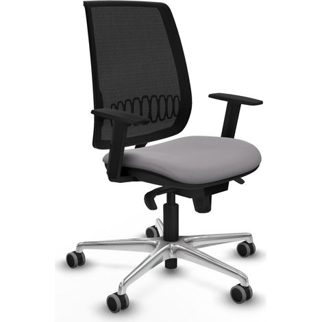 Silla de oficina piqueras y crespo Alares negro espuma inyectada (1/2)