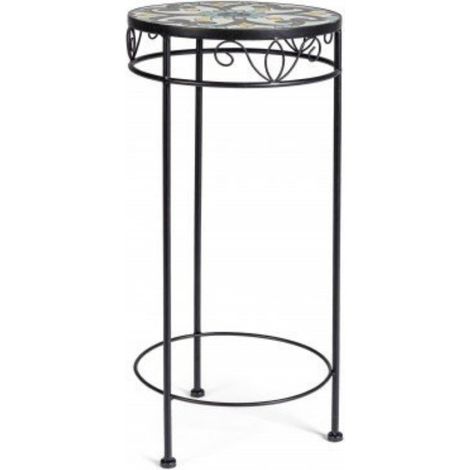 TAVOLINO PORTA VASO ROTONDO POSITANO GRANDE BIZZOTTO ARREDO GIARDINO ESTERNO